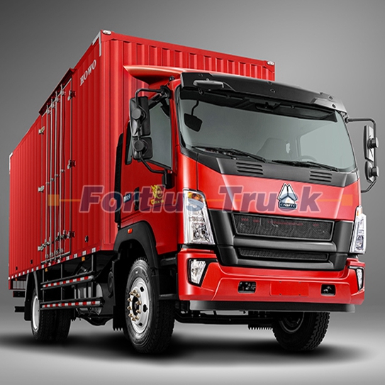 Sinotruk Howo light 4x2 1-15Ton van cargo truck